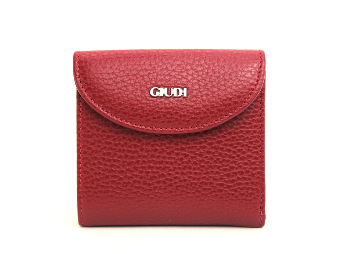 Giudi ® Geldbörse für Damen Leder Klein Blau Echtleder Mini Minimalistisch Mit Münzfach Kartenfächer