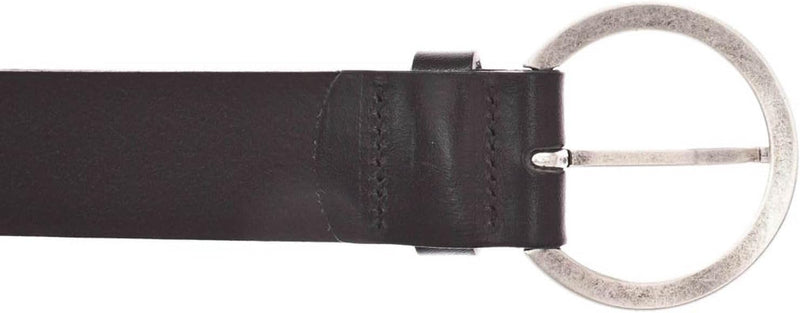 Vanzetti 35mm Full Leather Belt W95 Black