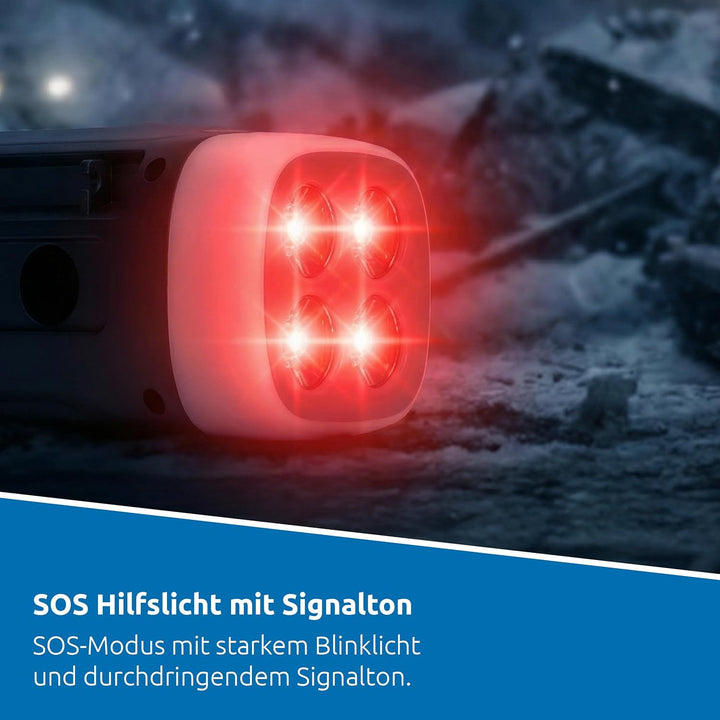TechniSat Viola Kurbelradio – Notfallradio mit Solar und Kurbel, 4500 mAh Akku, UKW/FM, Bluetooth, L