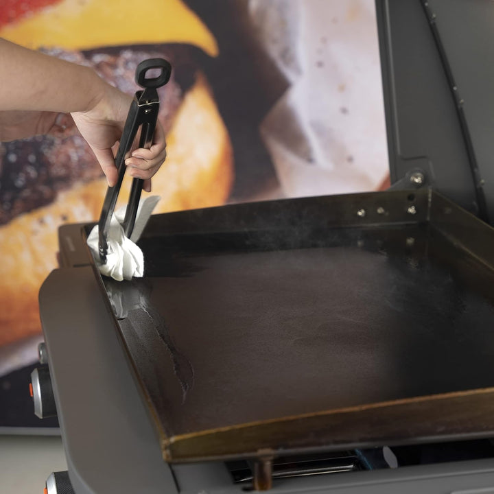 Blackstone 4146 Grillplatte Gewürz- und Gusseisen-Spülung, weiss