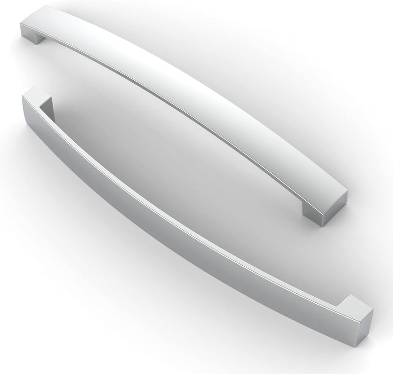 FURNIWARE 10 Stück Möbelgriff, Bohrlochabstand 192mm Stangengriff, Cabinet Arch Pull Küchengriff, fü