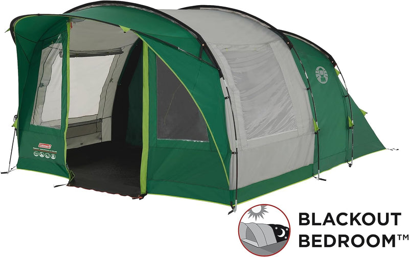 Coleman Zelt Rocky Mountain 5 Personen Tunnelzelt, 5 Mann Familienzelt, wasserdicht WS 4.500 mm Rock