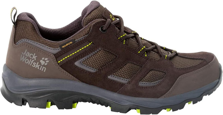 Jack Wolfskin Herren Vojo 3 Texapore Low M Outdoorschuhe 39.5 EU Dark Brown Lime, 39.5 EU Dark Brown