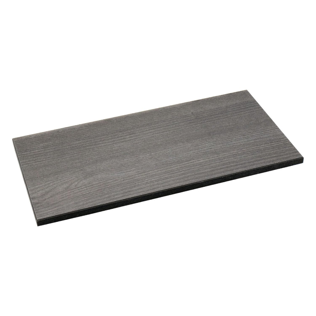 Regalbrett Holz Optik I 40 x 15 cm rechteckig I Stärke: 10 mm I Schwarz Ash I Wandregal I bm361 40x1