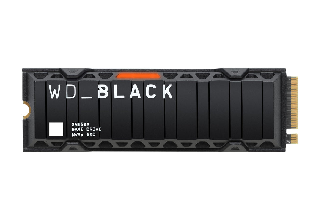 WD_BLACK SN850X NVMe SSD mit Heatsink 2 TB interne SSD (Gaming Speicher, PCIe Gen4-Technologie, Lese