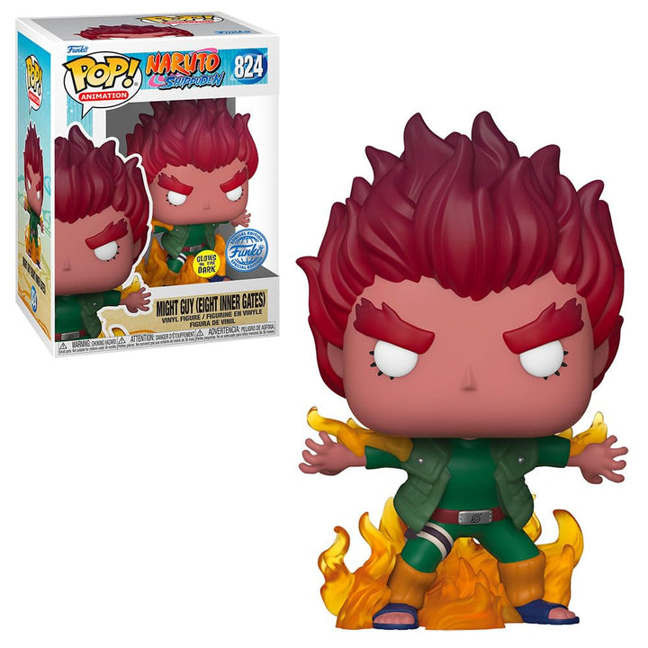 Funko Pop! Animation: Naruto Shippuden - Might Guy (Eight Inner Gates) (Glows in The Dark) (Special
