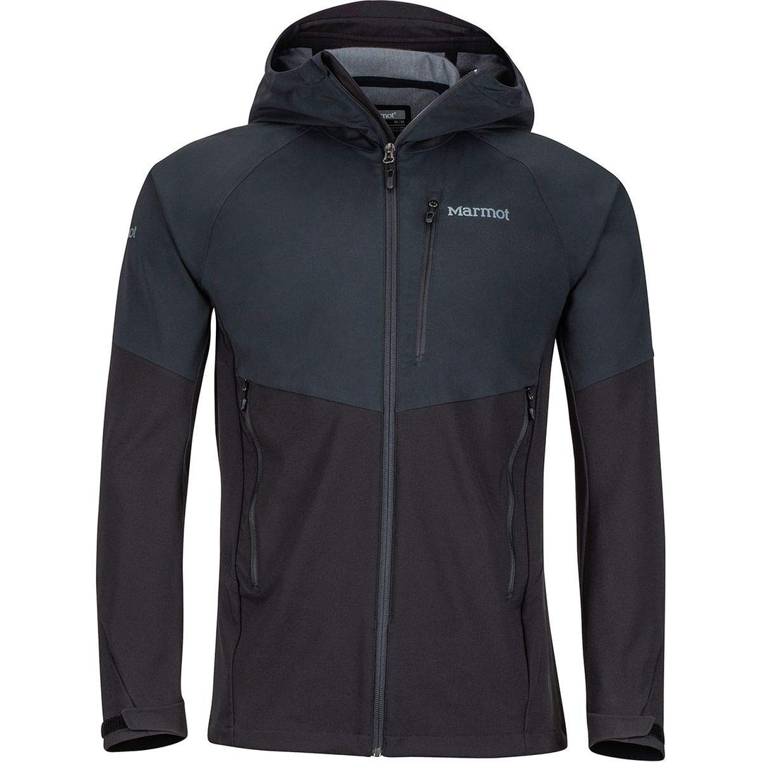 Marmot Herren Rom Jacket Softshelljacke, Funktions Outdoor Jacke, Wasserabweisend XL Schwarz, XL Sch
