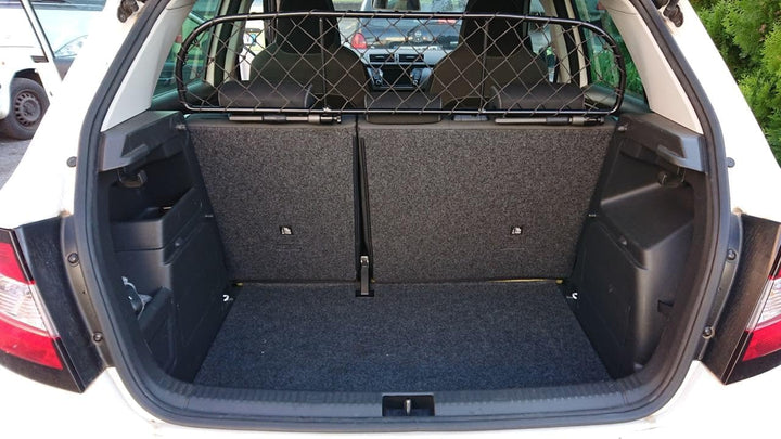 ERGOTECH Trennnetz Trenngitter kompatibel mit Skoda Fabia (ab BJ 2015) RDA65-XS, für Hunde und Gepäc