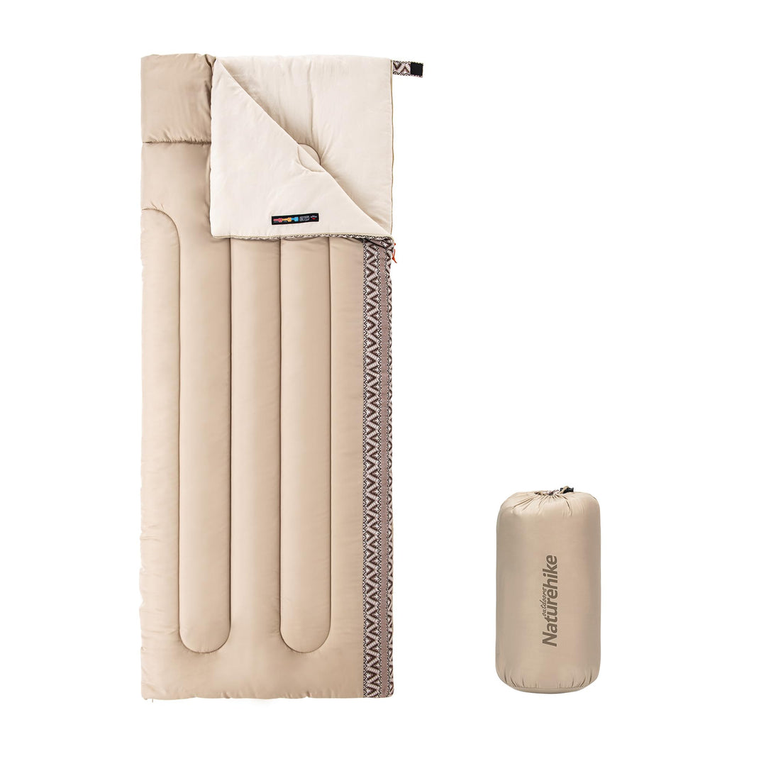 Naturehike Schlafsack Ideal für Erwachsene Wasserdichter Leichter Deckenschlafsack 3-4 Jahreszeiten