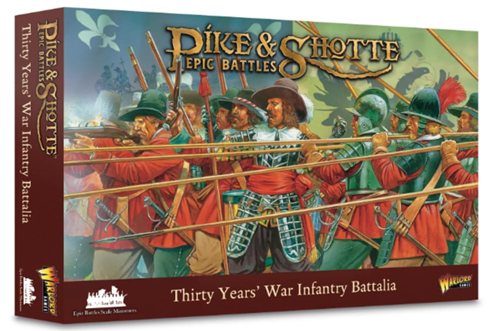 Warlord Games Thirty Years War Infantry Battalia - Kunststoff-Miniaturen für Hecht &amp; Shotte Epic Bat