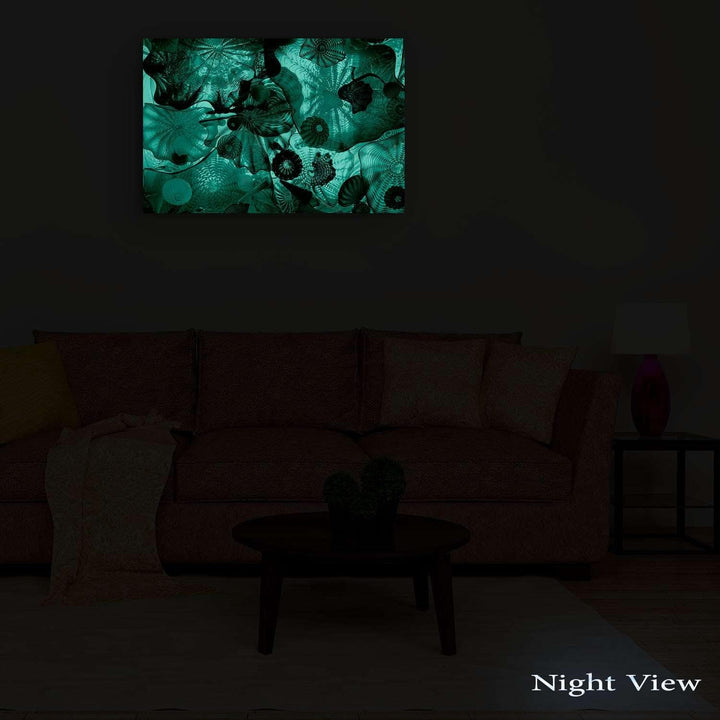 Startonight Bilder Hypnotische Empfindung, Leinwandbilder Moderne Kunst, Abstrakte Wanddeko Kunstdru