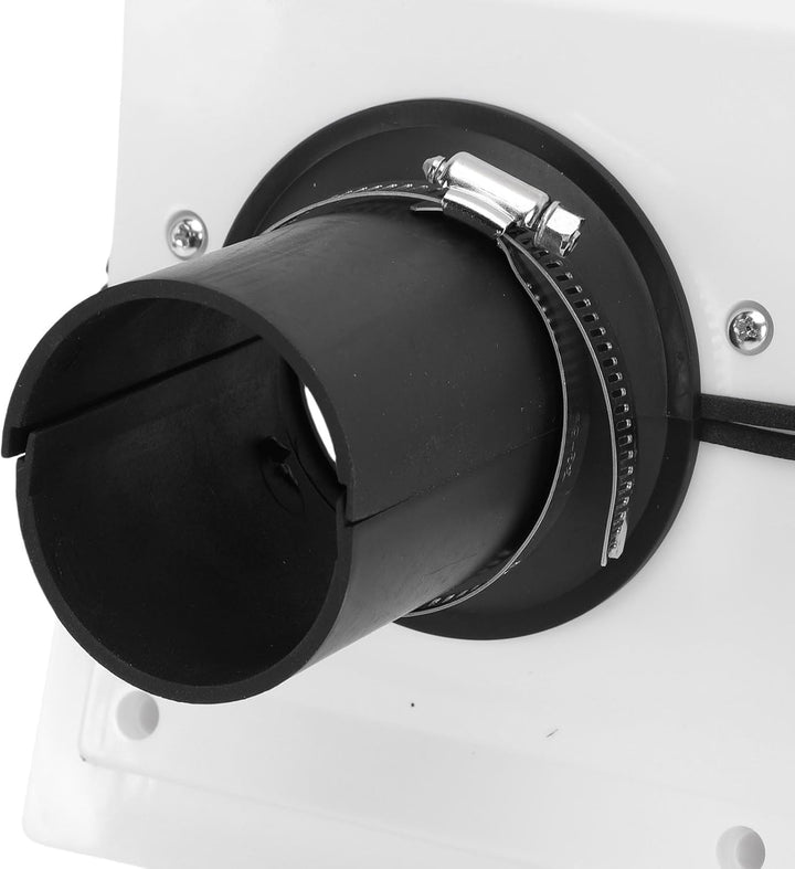 HVAC Wanddurchführung Abdeckungsset, Klimaanlage Leitungsschutzabdeckung Kit, Kunststoff Wandklimaan