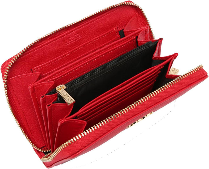 L.CREDI Geldbörse Filippa mit Label-Applikationen Damen