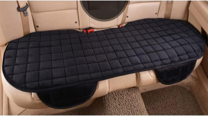 Baceyong Universal Auto Sitzkissen Plüsch Stuhlschutz Abdeckung Automatte Schwarz Hinten