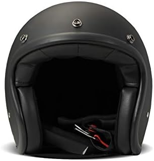 DMD Motorcycle Helmet, Schwarz, Grösse S S Schwarz, S Schwarz