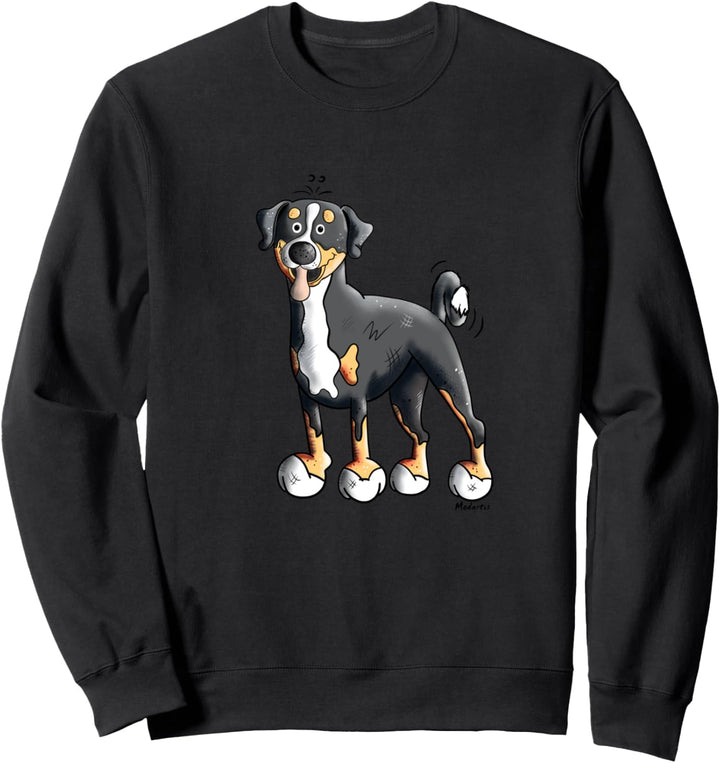 Happy Appenzeller Sennenhund I Hundefreund Fun Geschenk Sweatshirt