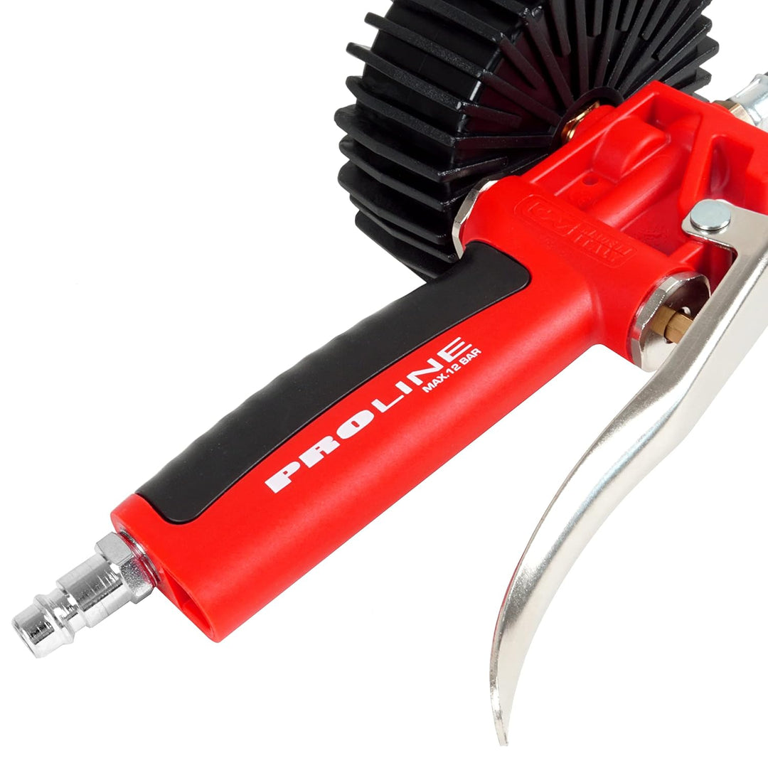 GAV Reifenfüller Messgerät mit WIKA 80mm Manometer (Standard) Profi Reifendruckprüfer Druckluft für