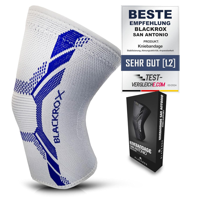 BLACKROX Sport Kniebandage SAN ANTONIO V4 Kniestütze Damen Knie Bandage Herren Meniskus Joggen laufe