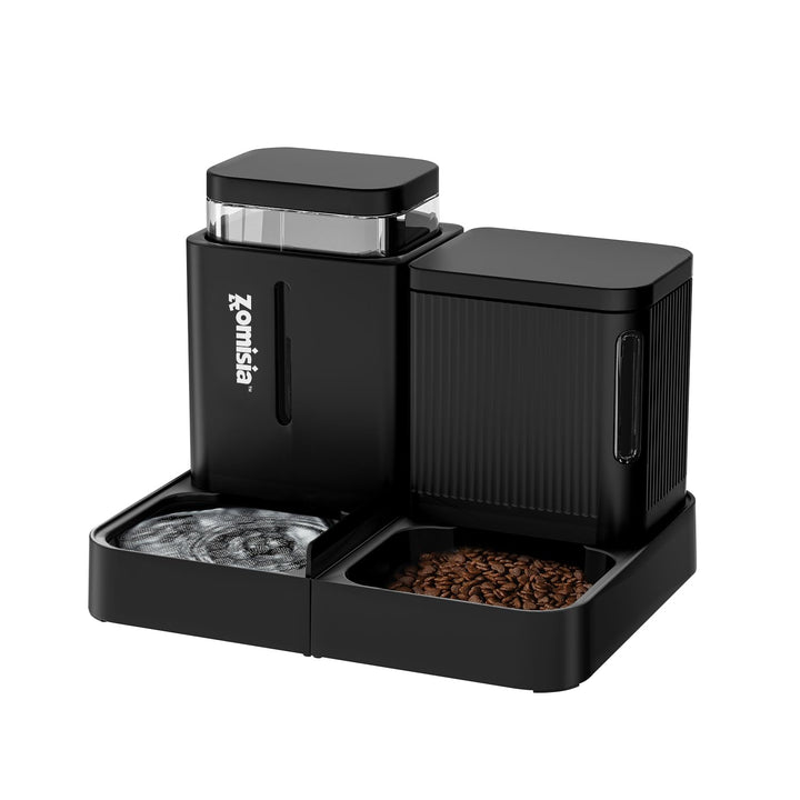 Automatischer Futterspender für Katzen/Hunde 3L, 2-in-1 Schwerkraft Futterautomat Katze und Wassersp