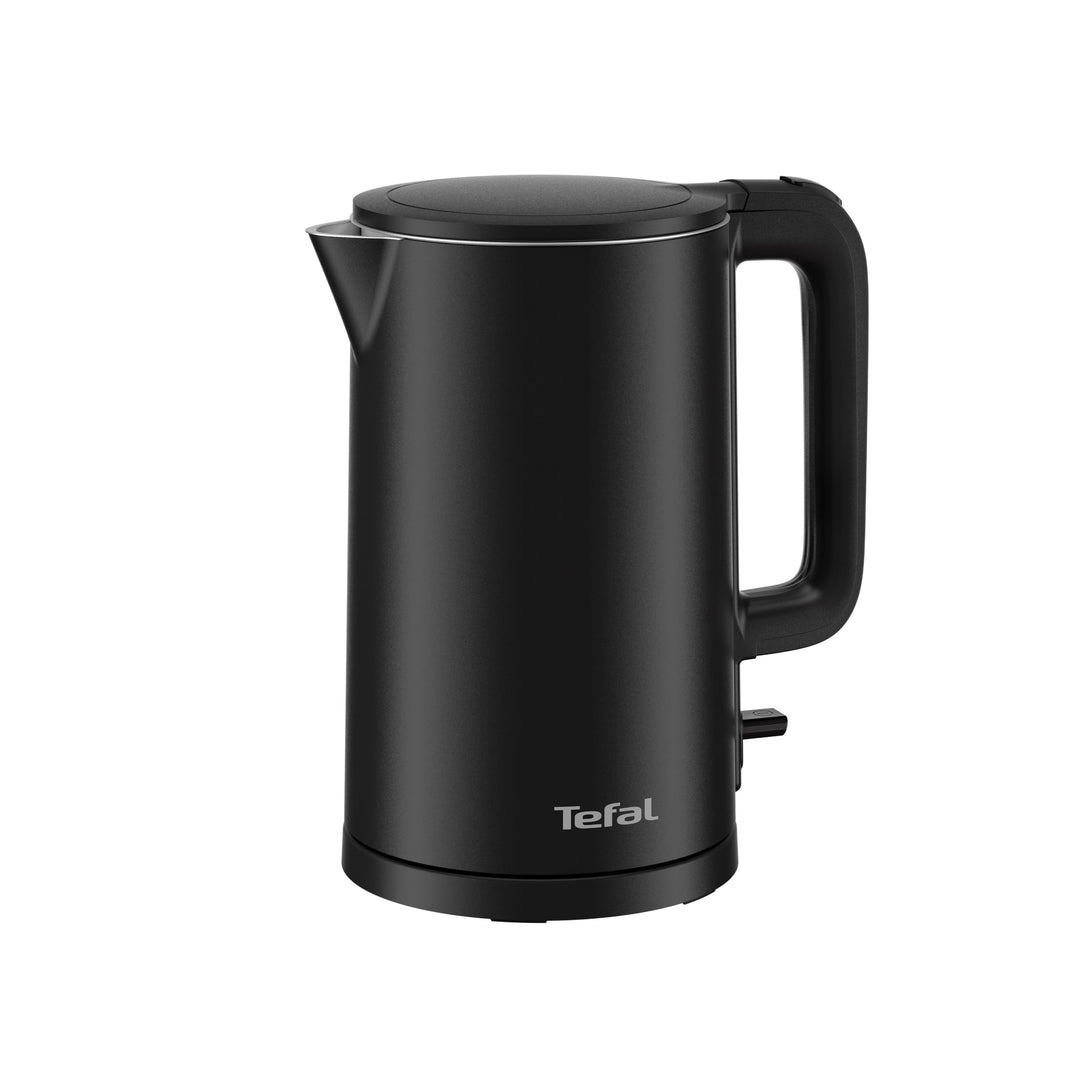Tefal KO1408E0 Elektrischer Wasserkocher, Thermo Protect, Safe to Touch, 1500 W, Schwarz und Innense