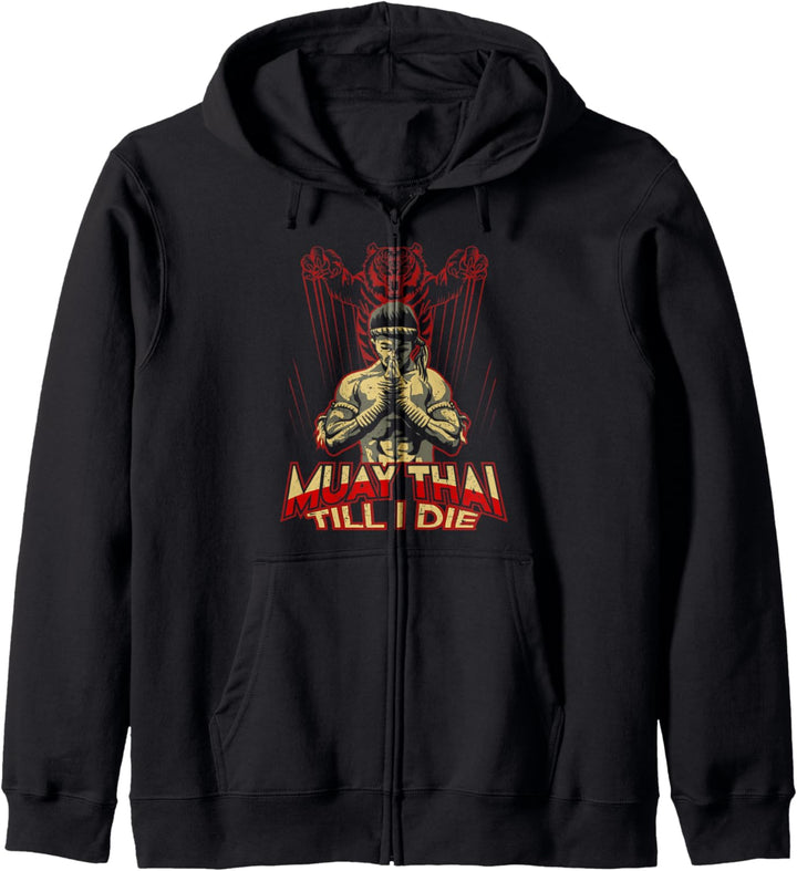 Muay Thai Spruch Martial Arts Kampfsport Sak Yant Kapuzenjacke
