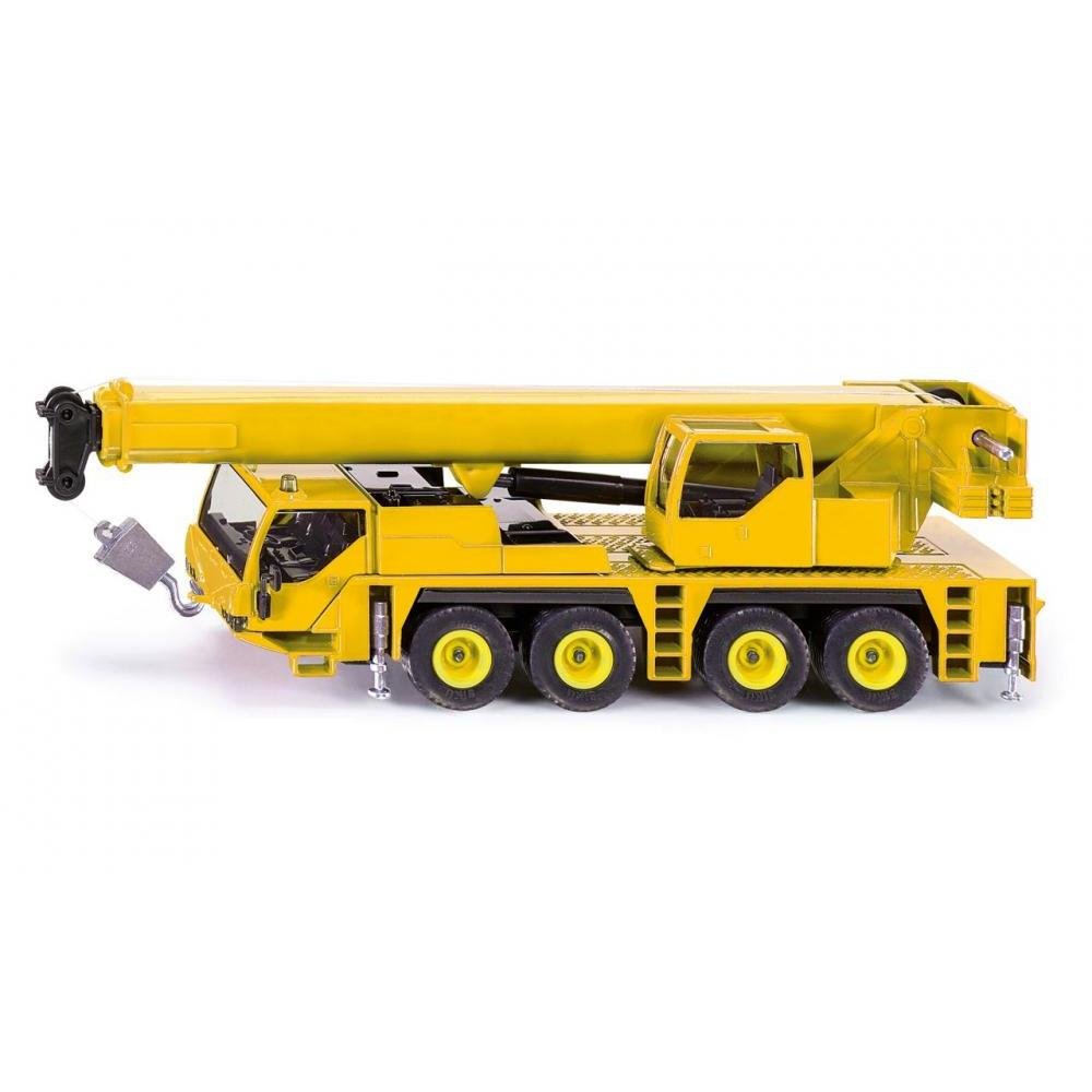 siku 2110, Kranwagen, 1:55, Metall/Kunststoff, Gelb, Teleskopierbarer Ausleger