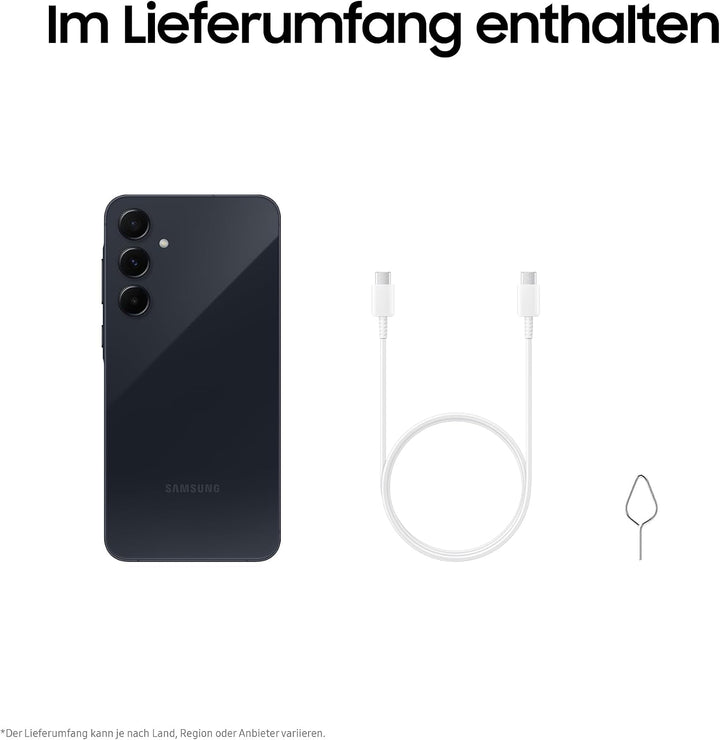 Samsung Galaxy A55 5G Smartphone, Android-Handy ohne Vertrag, 256 GB / 8 GB RAM, 2 Tage Akkulaufzeit
