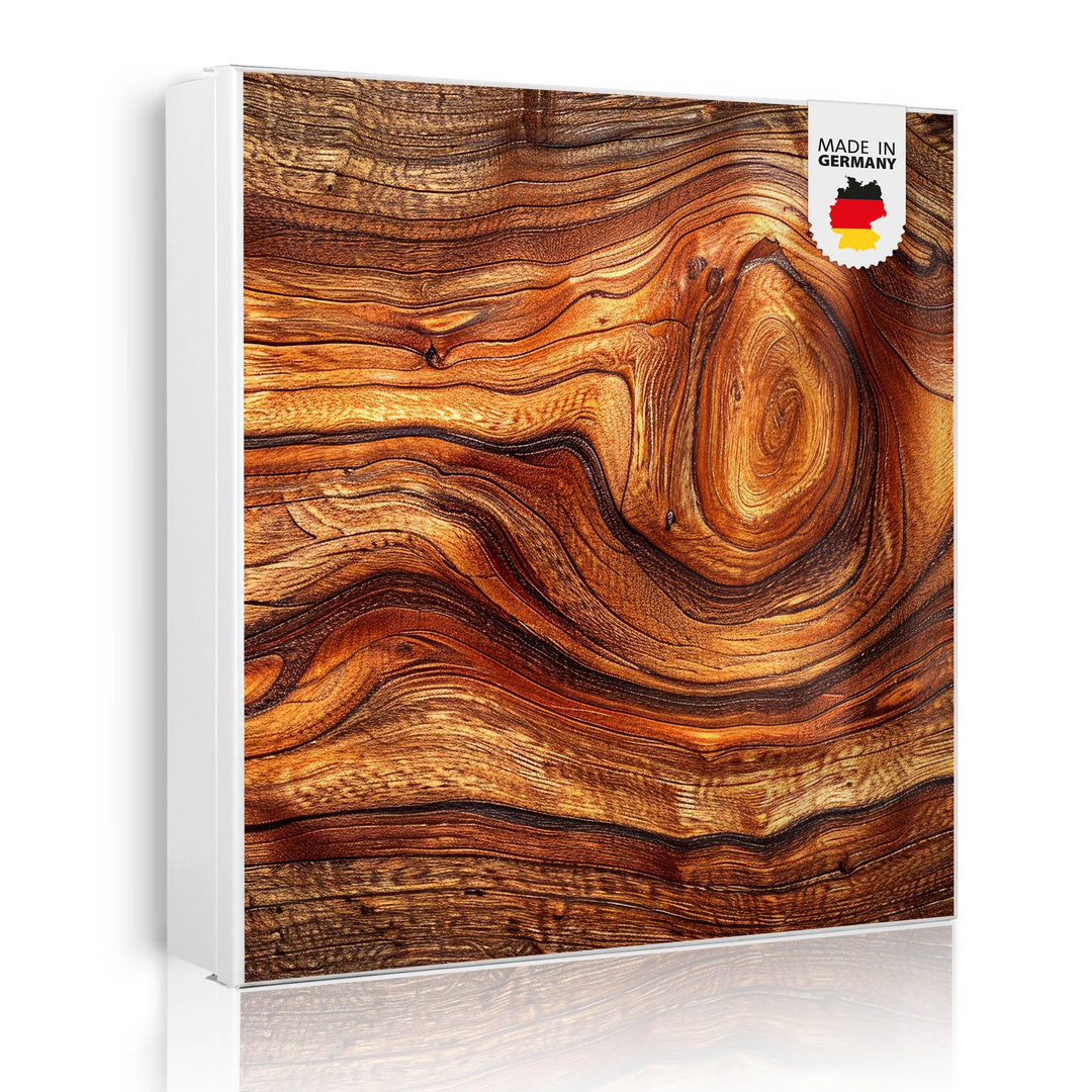 banjado Grosser Schlüsselkasten Glas - Schlüsselbox 30x30cm mit 50 Haken - Schlüsselkasten modern fü