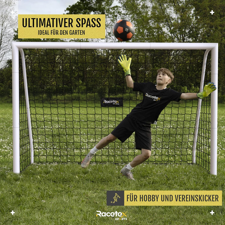 Fussballtore für Garten Kinder und Erwachsene [ENORM ROBUST] - Fussballtor Kinder mit Stabiler Stahl