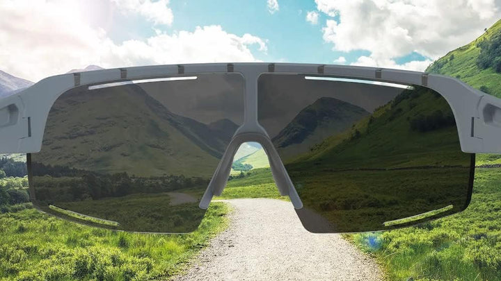 Cratoni Unisex C-matic Nxt Photochromic Fahrradbrille Einheitsgrösse blau-blau, Einheitsgrösse blau-