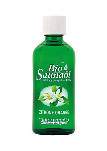 Unterweger BIO Saunaöl Zitrone Orange 100 ml mit reinen ätherischen Ölen(AT-BIO-301)