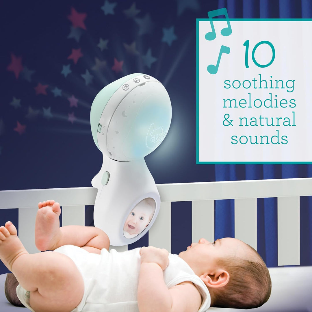 Infantino 3-in-1 Projektor Musik-Mobile, Umwandelbares Mobile, Lichtprojektor für Tisch & Kinderbett