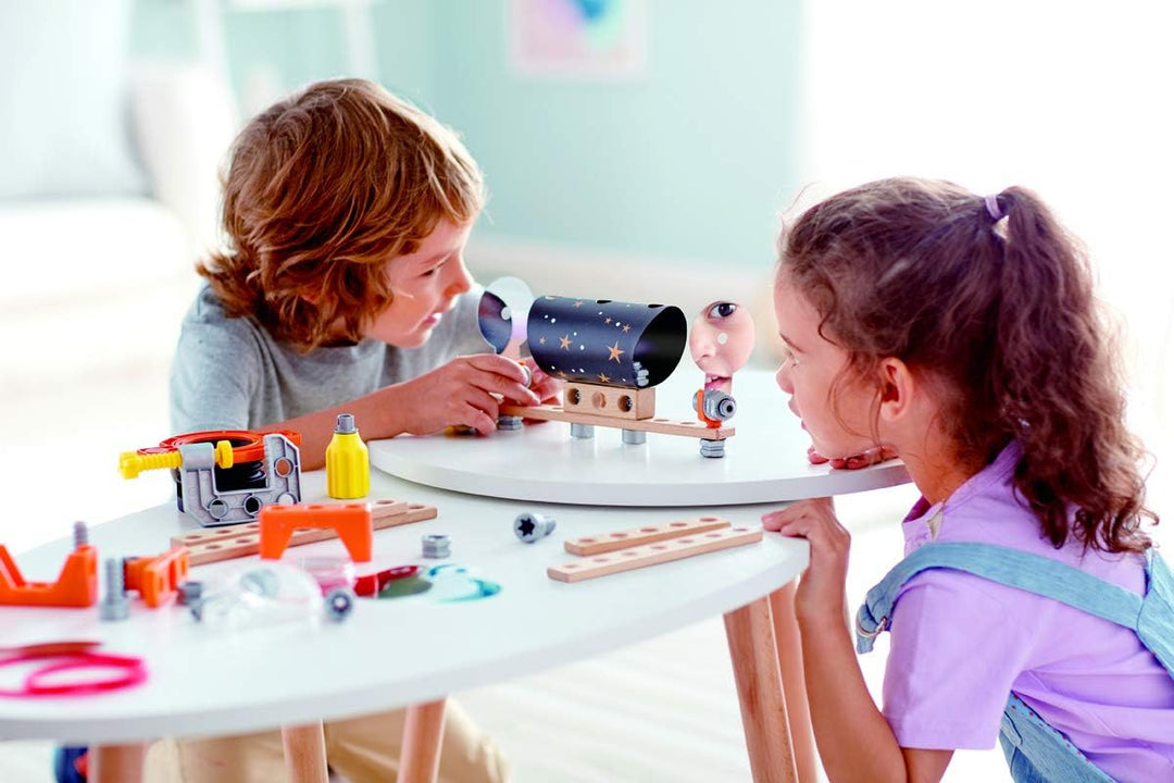 Hape Junior Inventor Optisches Labor Experimentierset, Mint-Spielzeug, ab 4 Jahre