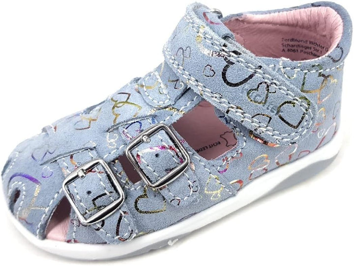 Richter Kinderschuhe Mädchen Jess Sandale 22 EU Himmelblau, 22 EU Himmelblau