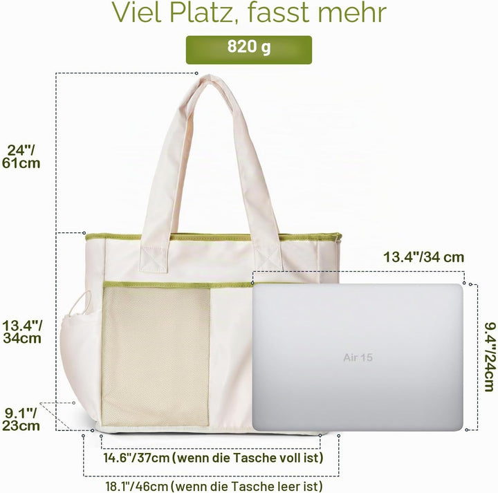 Odoland Kühltasche 26L Faltbar, Auslaufsicher Isoliertasche mit Kühlfach & Staufach, 2 in 1 Wasserdi