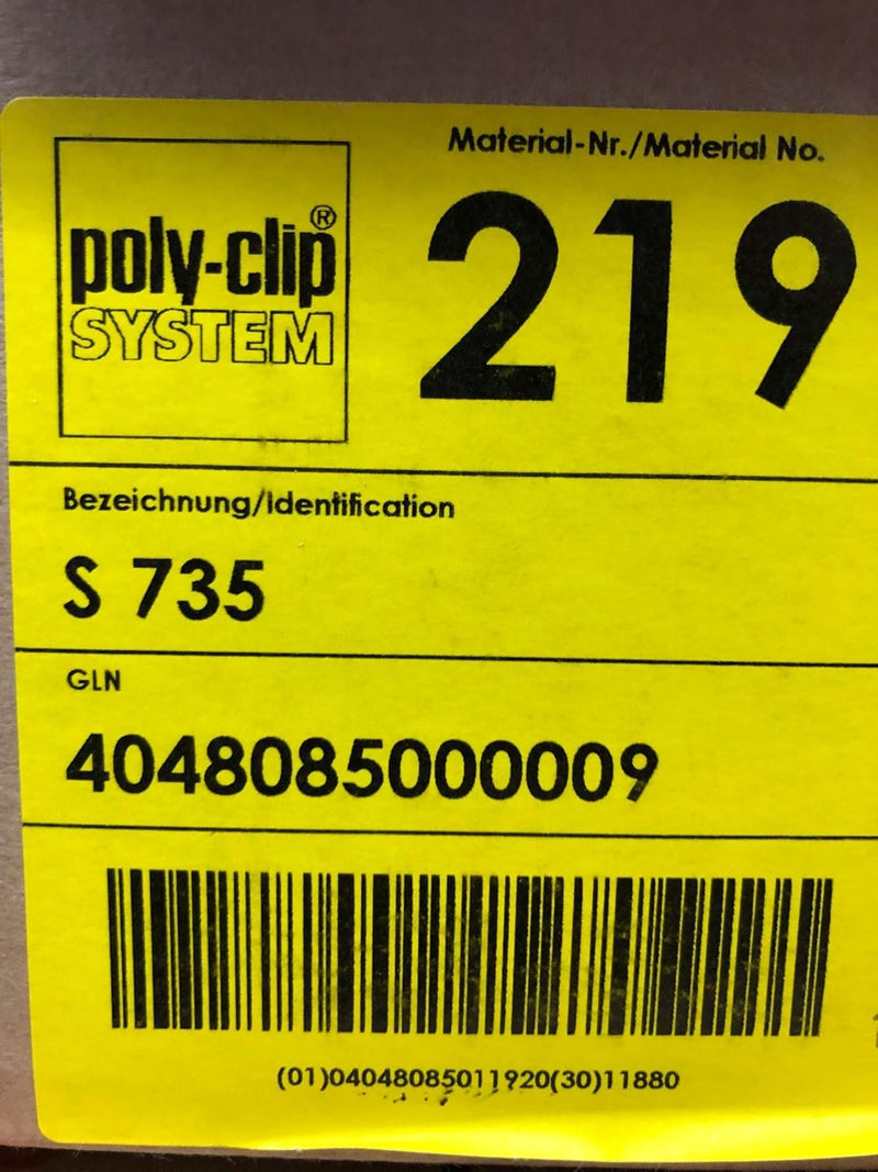 Poly Clips S 735 (2970 Stück/Karton)