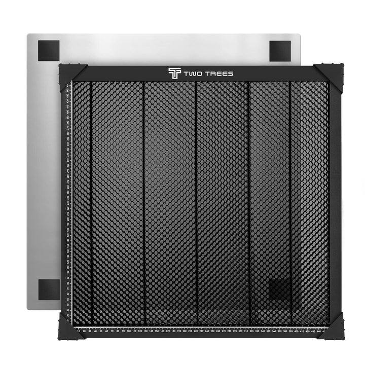 Twotrees Wabentisch 500x500mm Waben Arbeitstisch für Lasergravierer Wabenlaserbett Laser Honeycomb,