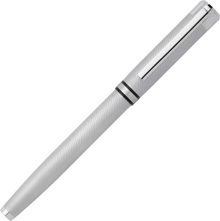 Hugo Boss Stifte-Set Filament Chrome HPBP265B (Kugelschreiber & Füllfederhalter) | Geschenkbox