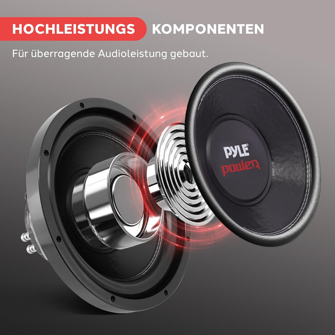 pyle PLPW12D Subwoofer Treiber 800W Subwoofer für Maschine