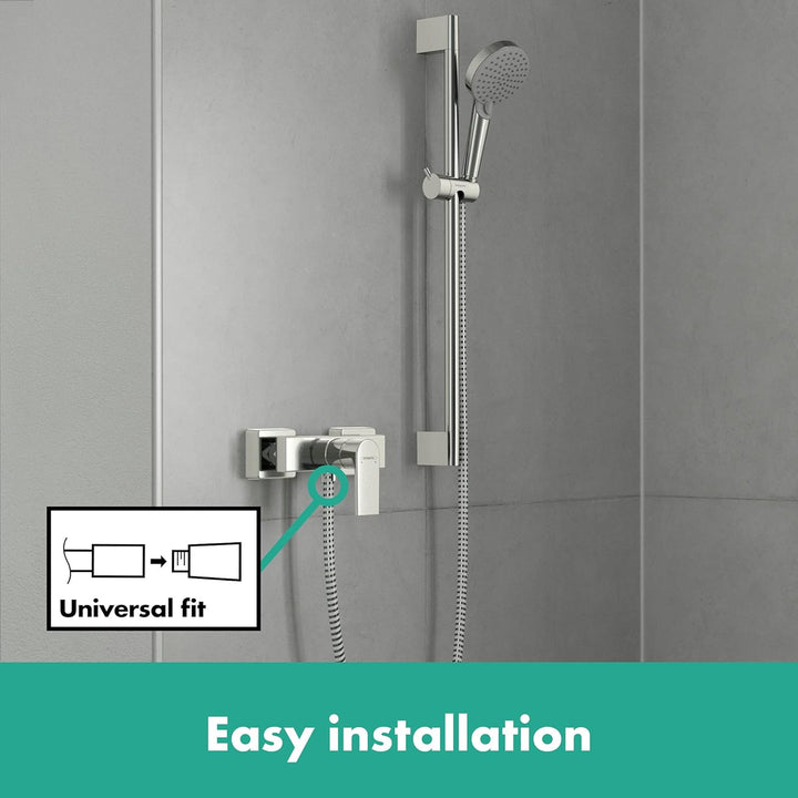 hansgrohe Vernis Shape - Duscharmatur Aufputz für 1 Verbraucher, Mischbatterie Dusche, Einhebelmisch