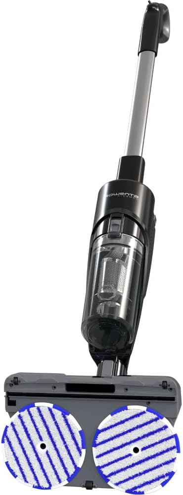 Rowenta X-Combo GZ3039WO Bürststaubsauger, 215 W, 0.55 l, Silber/schwarz