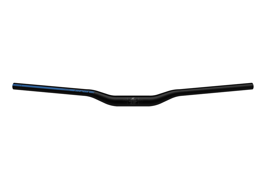 Spank Spoon 35 mm Rise 25 mm Kleiderbügel für Erwachsene, Unisex, Schwarz/Blau, 800 mm 800mm Schwarz