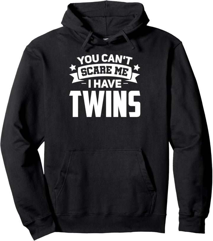 Du kannst mir keine Angst machen Ich habe Zwillinge Vater Pullover Hoodie