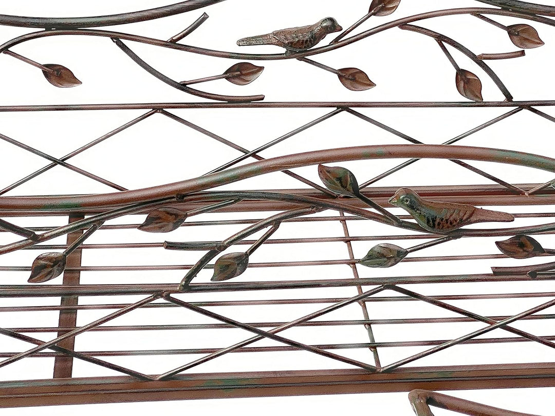 DanDiBo Blumenständer mit Korb Blumenkasten Braun 75 cm 93980 L Pflanzenkasten Modern Pflanzenstände