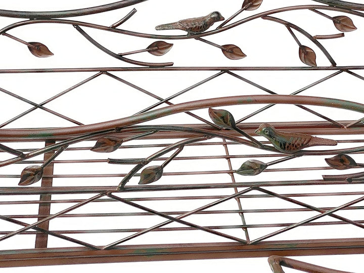 DanDiBo Blumenständer mit Korb Blumenkasten Braun 75 cm 93980 L Pflanzenkasten Modern Pflanzenstände