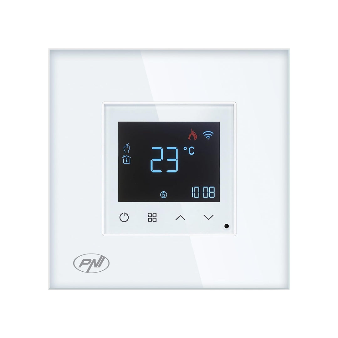 Smart-Thermostat PNI CT26W WiFi für elektrische Fussbodenheizung oder Pumpengruppe, inklusive Bodens
