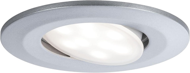 Paulmann 99923 LED Einbauleuchte Calla rund 10er Set 10x6W IP65 neutralweisse Einbaustrahler Chrom m