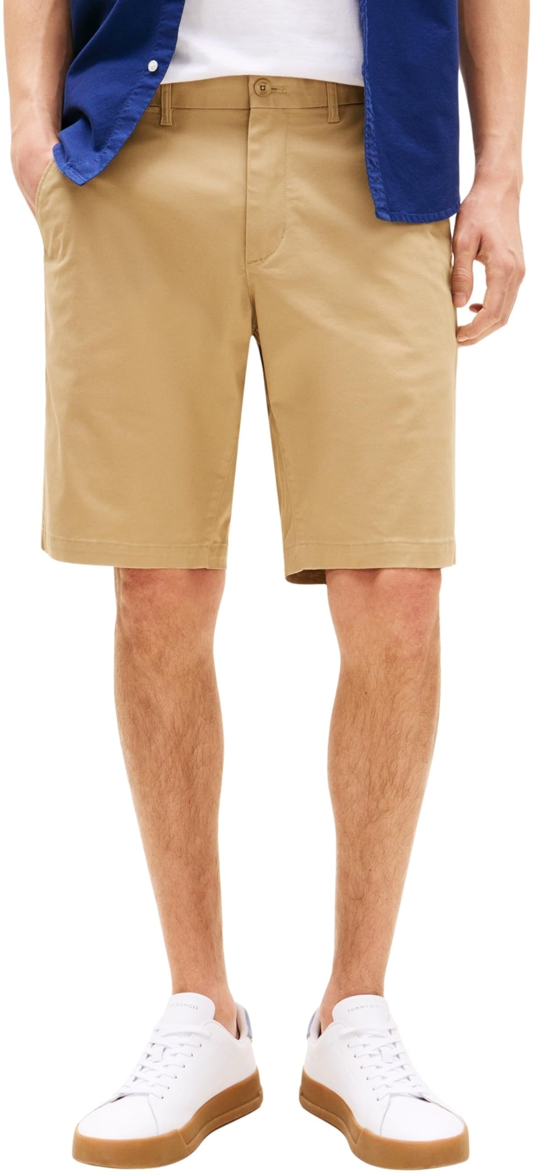 Tommy Hilfiger Relaxed Fit Bermoda Short Harlem Rauchblau 28W Beige (Camel), 28W Beige (Camel)
