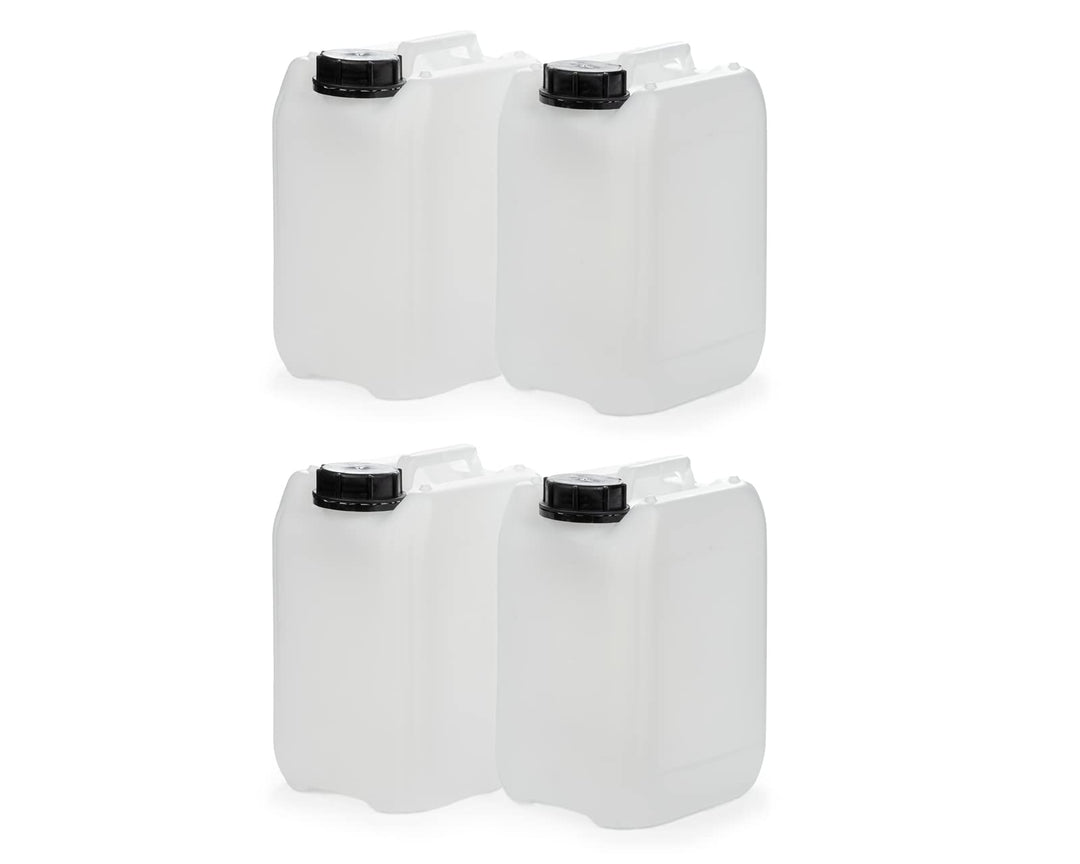 Octopus 4X 5L Kanister leer, HDPE, Verschluss DIN 51mm, UN Zulassung, lebensmittelecht, 4x 5L