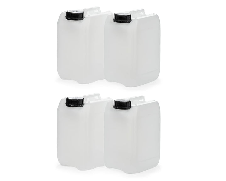 Octopus 4X 5L Kanister leer, HDPE, Verschluss DIN 51mm, UN Zulassung, lebensmittelecht, 4x 5L